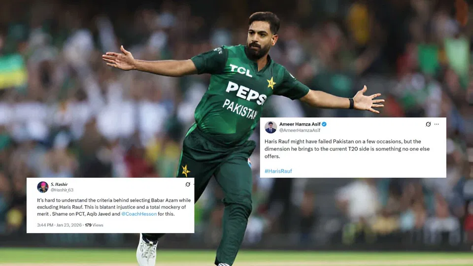 Fans React on Haris Rauf's Snub news